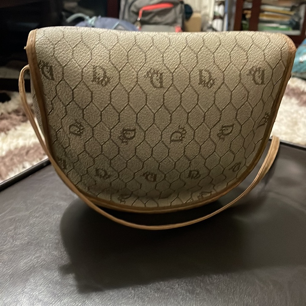 Dior Vintage Half Moon Flap Crossbody - Picture 3 of 12